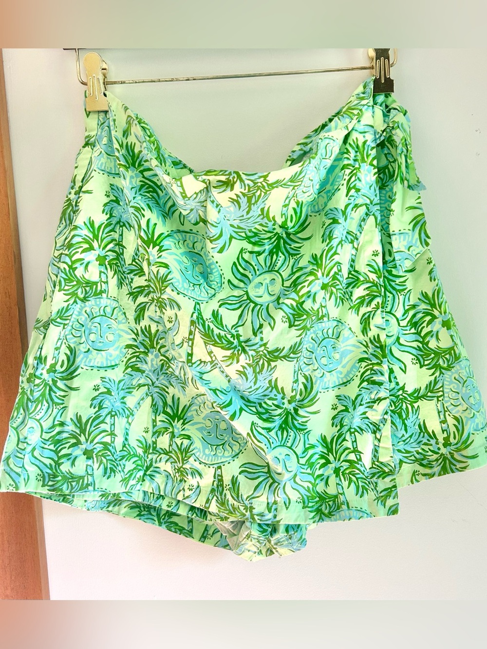 Lilly Pulitzer Catching Rays Alysia Cotton Skort size 16